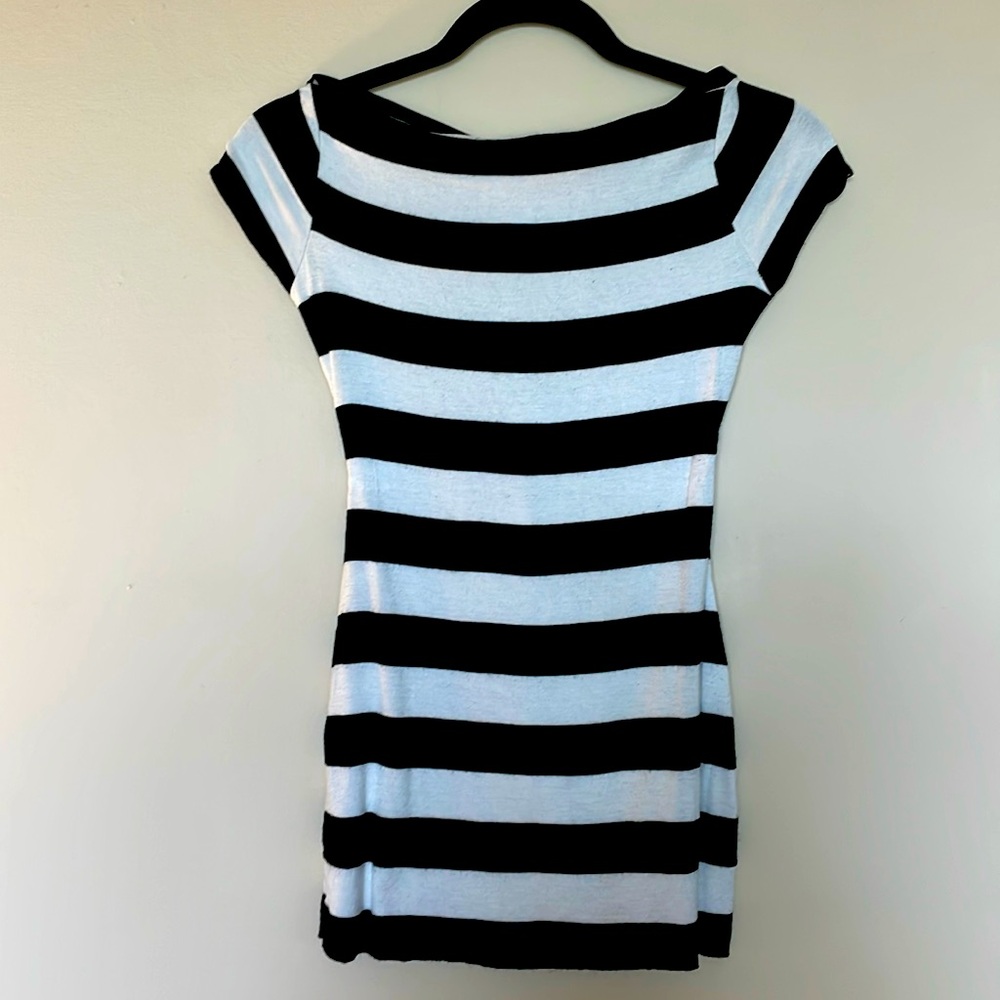 Black & White Striped Top by Bailey/44, Size Small